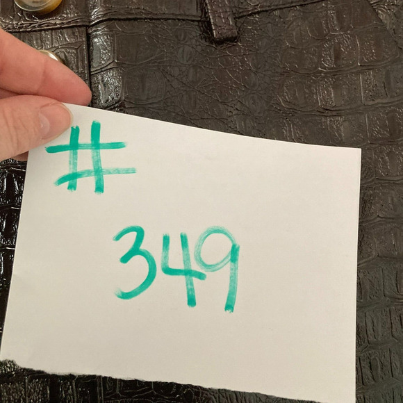 Rachel Comey Skirt Womens Sz 0 Brown Faux Leather Pencil Crocodile Buttons - Picture 10 of 10